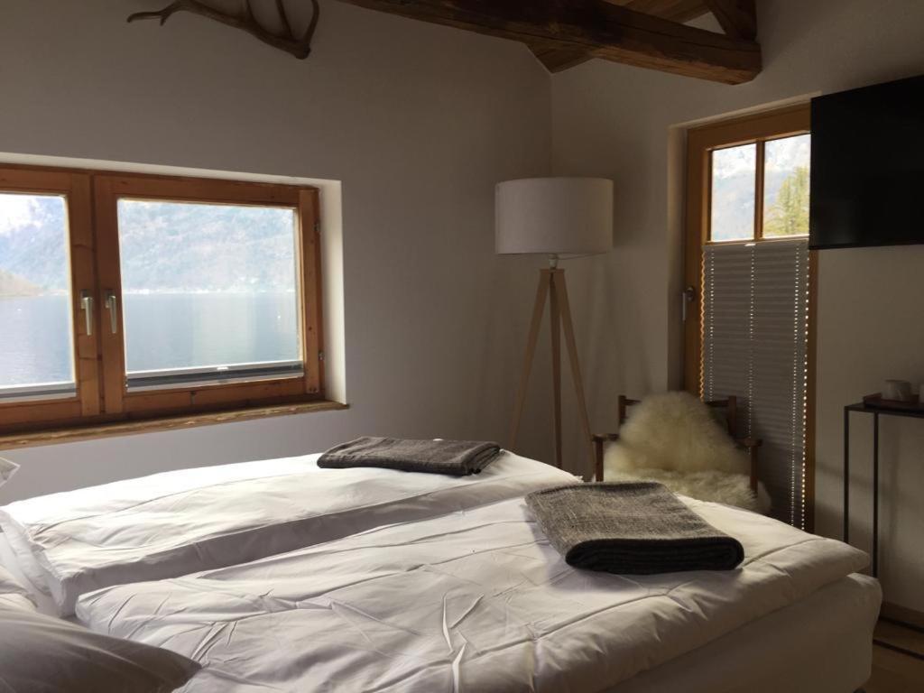 Bootshaus Am Hallstaetter See Hallstatt Exterior foto